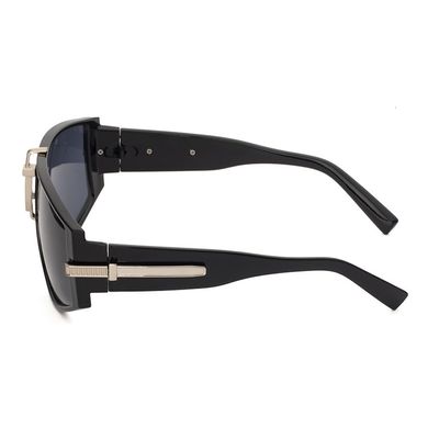 Сонцезахисні окуляри маска з ланцюжком Mask чорні фото