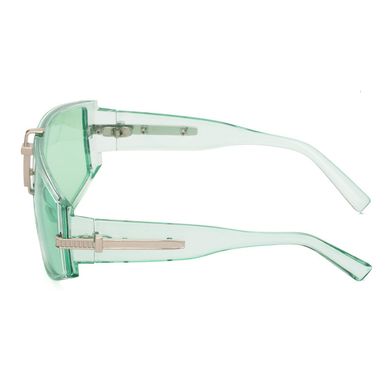Сонцезахисні окуляри маска з ланцюжком Mask зелені фото