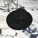 Шляпа унисекс Федора с устойчивыми полями и лентой черная, В наличии, Черный, One Size