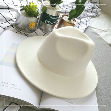 Шляпа унисекс Федора с устойчивыми полями бордовая (марсала) фото