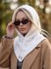 Женский капор Sheepskin из экомеха и воротником молочный, Молочный, One Size