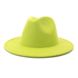 Шляпа унисекс Федора с устойчивыми полями пудра фото