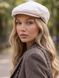 Женский кепи, кепка хулиганка Hector Cashmere кашемировая молочная, One Size