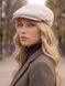 Жіночий кепі, кепка хуліганка Hector Cashmere кашемірова бежева, One Size