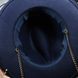 Шляпа женская Федора Calabria с металлическим декором и цепочкой темно-синяя, Нет в наличии, Темно-синий, One Size