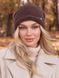 Шапка тепла Nicole з екохутра коричнева (шоколад), Коричневий, One Size