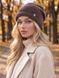 Шапка тепла Nicole з екохутра коричнева (шоколад), Коричневий, One Size