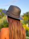 Шляпа унисекс летняя Федора с устойчивыми полями и лентой черная