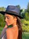 Шляпа унисекс летняя Федора с устойчивыми полями и лентой синяя