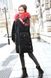 Жіночий подовжений зимовий оксамитовий пуховик, парку, куртка з паєтками чорний M, M