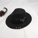 Шляпа унисекс Федора с устойчивыми полями, кольцами и подвесками черная, Нет в наличии, Черный, One Size